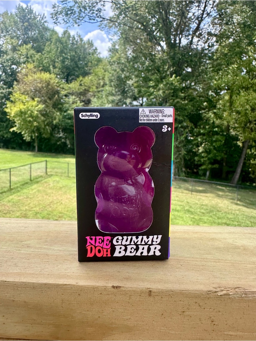 Needoh Gummy Bear - Purple. Authentic Sensory Squish Toys